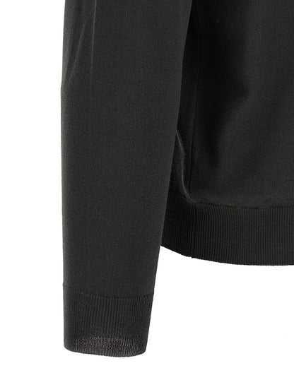 ZANONE Bicolor Virgin Wool Polo Shirt
