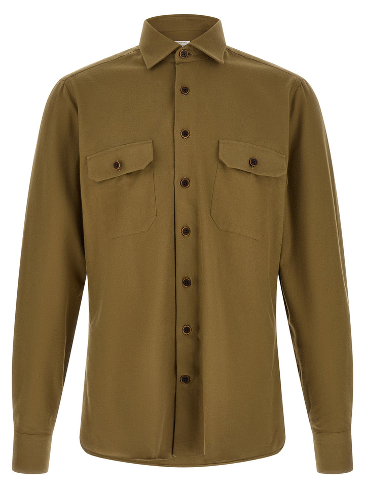 BORRIELLO Bicolor Cotton Blouse