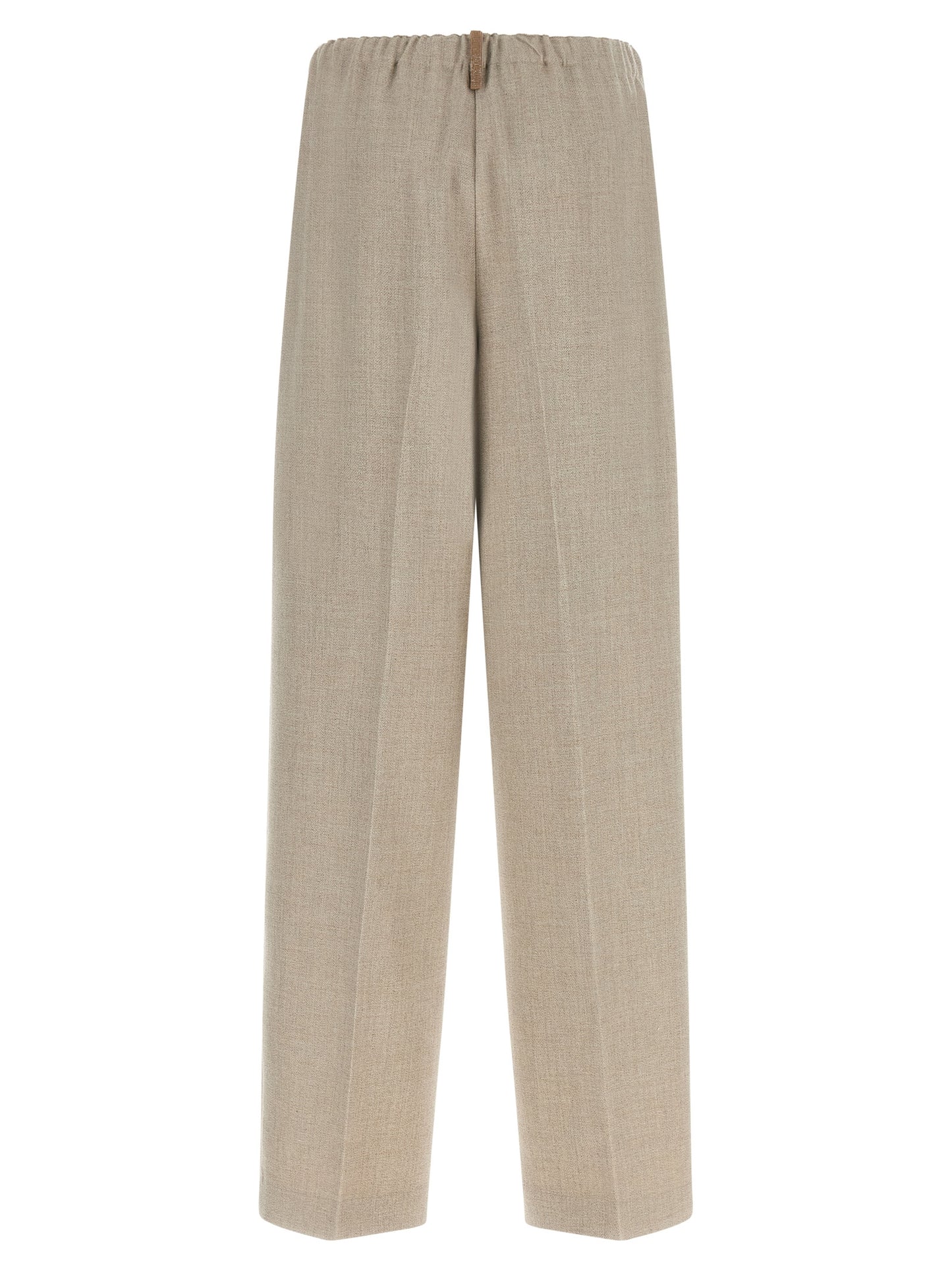 Fabiana Filippi Beige Polyester Casual Pants