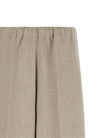 Fabiana Filippi Beige Polyester Casual Pants
