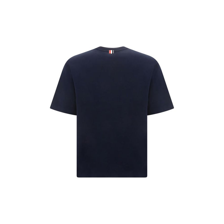 Thom Browne Blue Cotton T-Shirt
