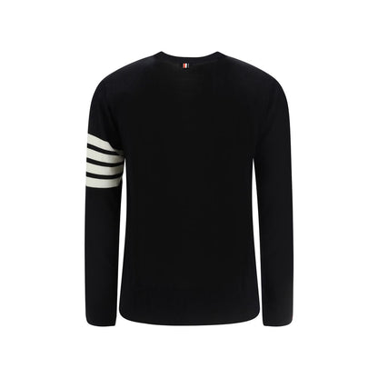 Thom Browne Black Wool Oves Aries Cardigan