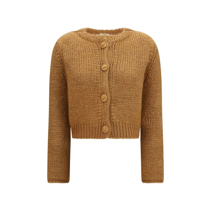 Forte_Forte Brown Silk Cardigan