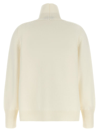 Fabiana Filippi White Virgin Wool Cardigan