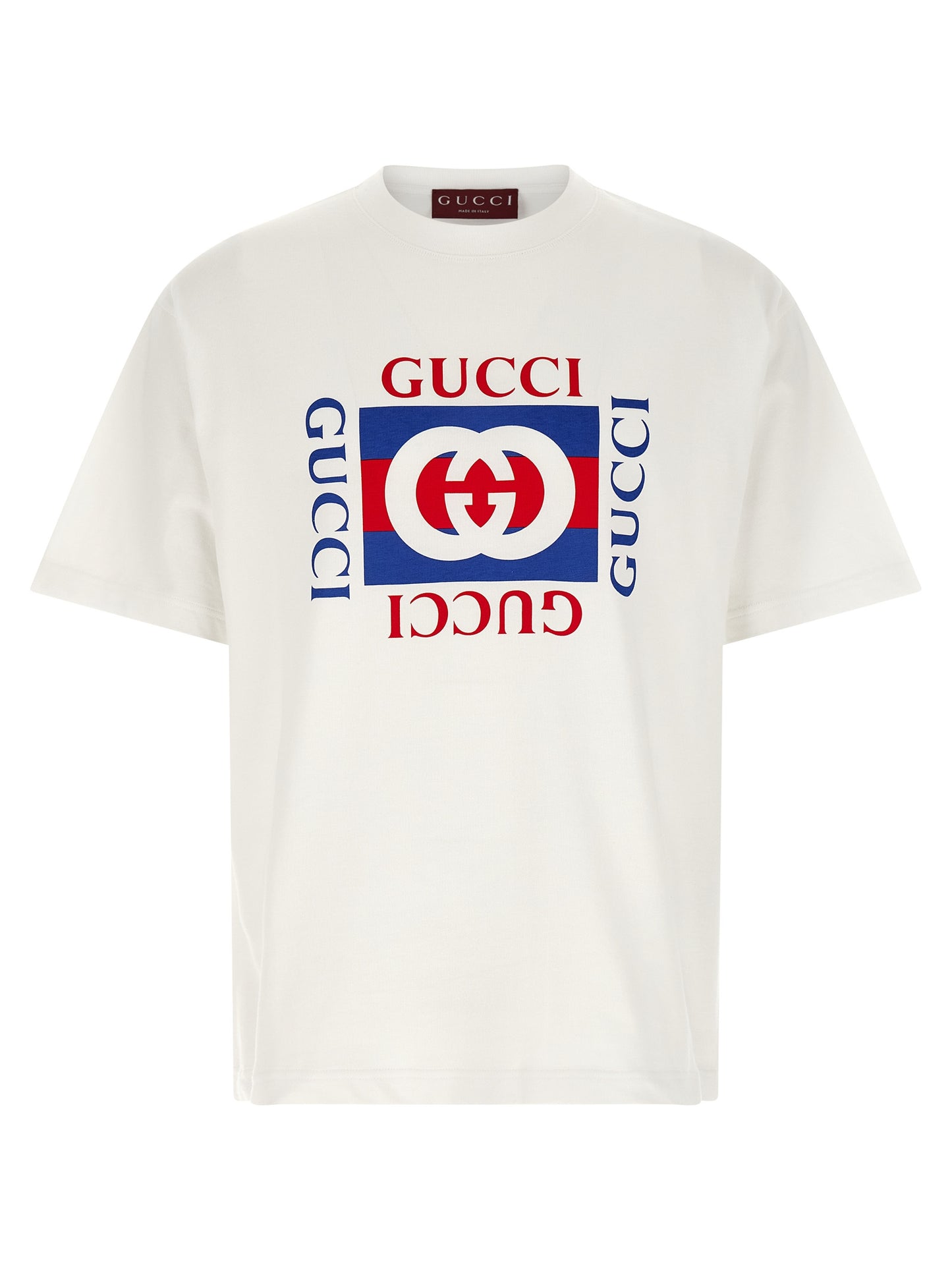 Gucci White Cotton T-Shirt
