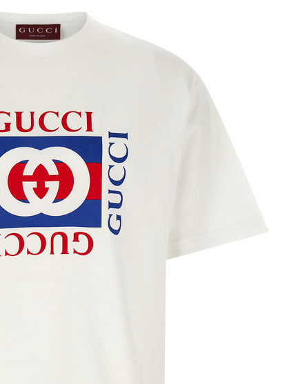 Gucci White Cotton T-Shirt