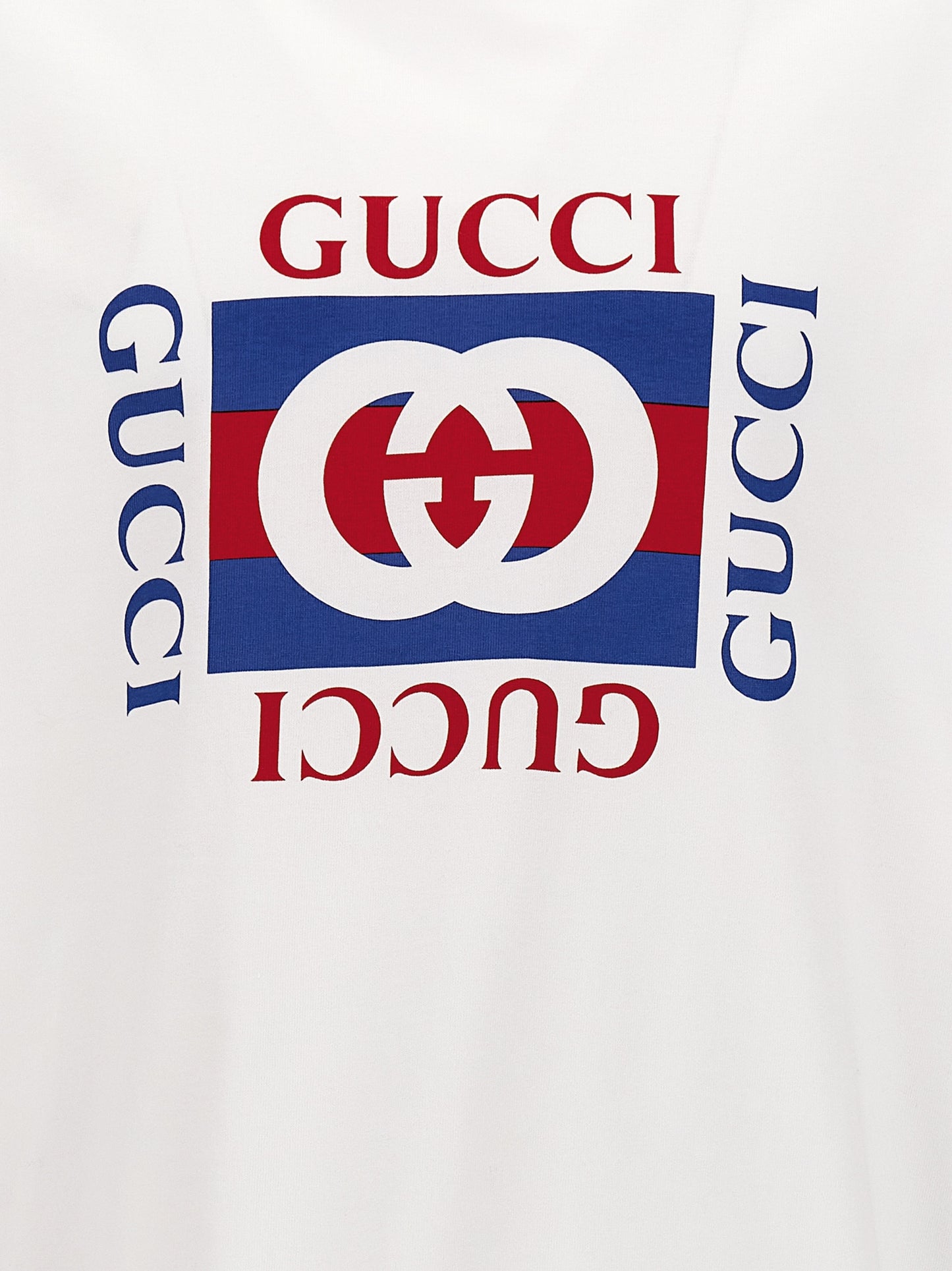 Gucci White Cotton T-Shirt
