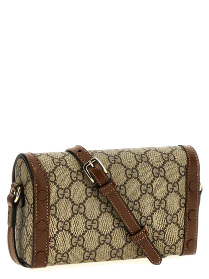 Gucci Brown Polyethylene Crossbody Bag