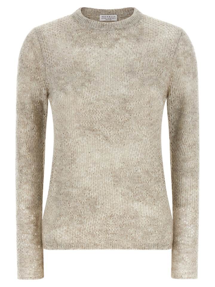 Brunello Cucinelli Beige Nylon Cardigan