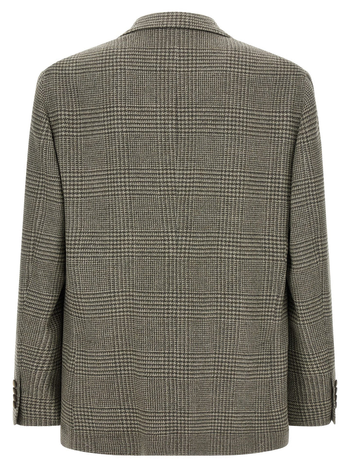Brunello Cucinelli Bicolor Wool Blazer