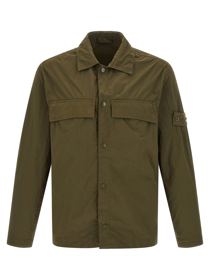 Stone Island Bicolor Polyamide Blouse