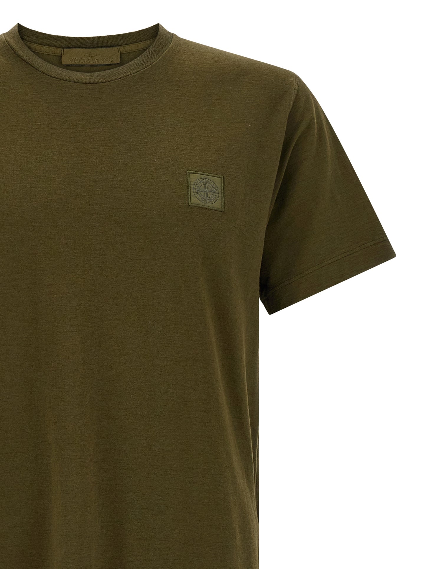 Stone Island Bicolor Cotton T-Shirt