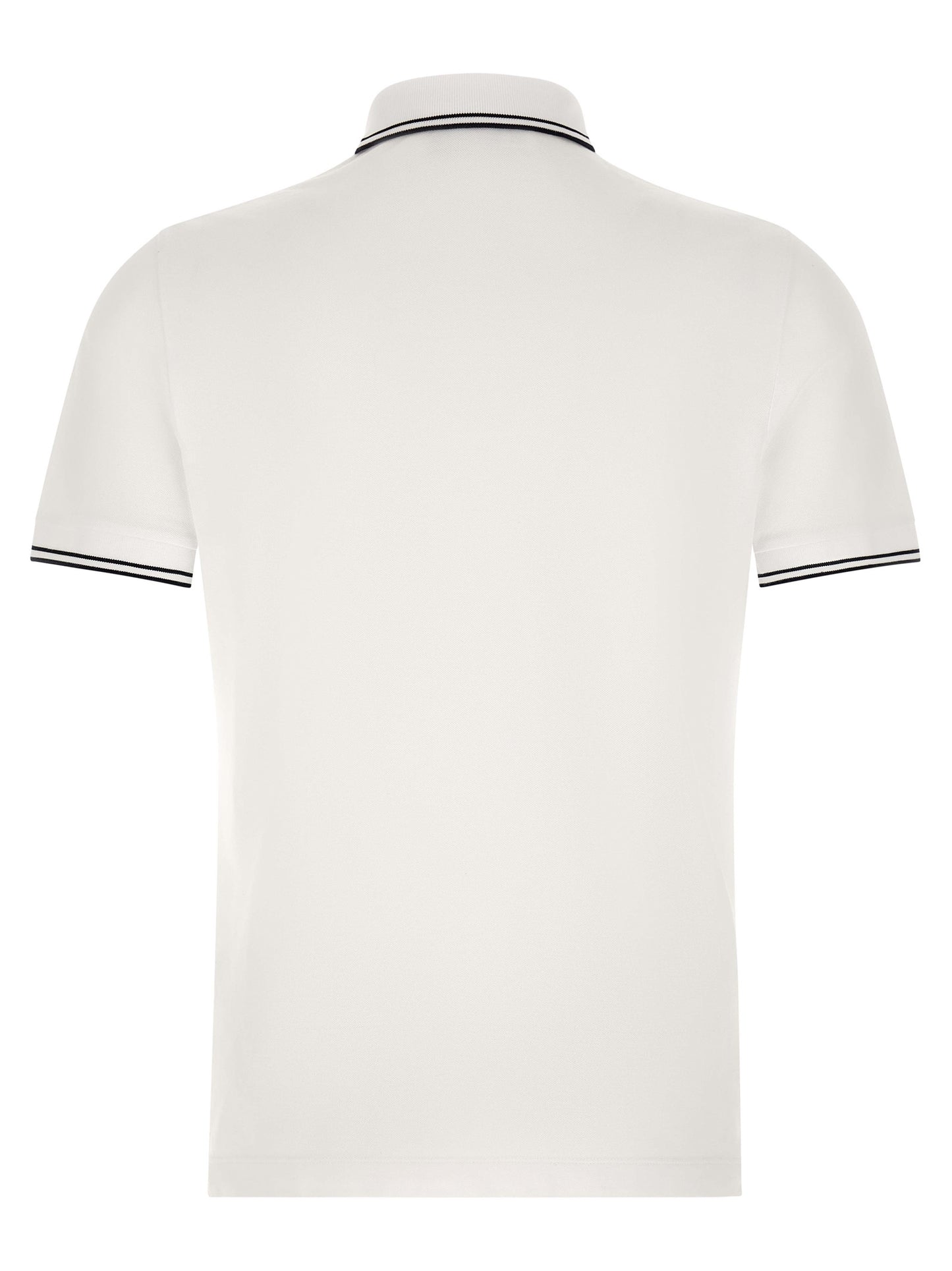 Stone Island Bicolor Cotton Polo Shirt