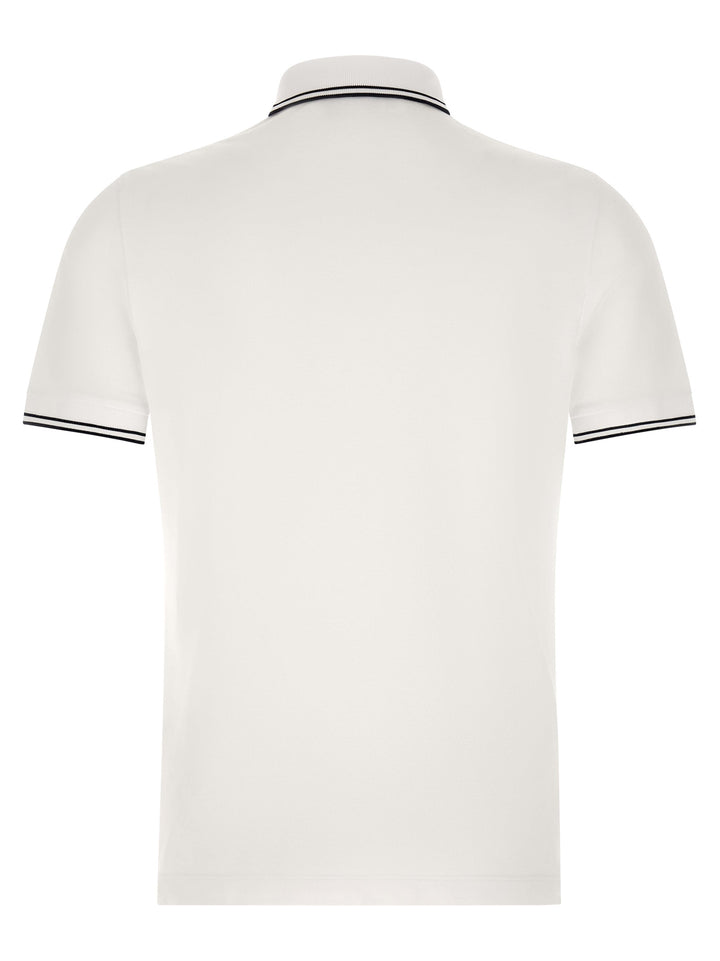 Stone Island Bicolor Cotton Polo Shirt