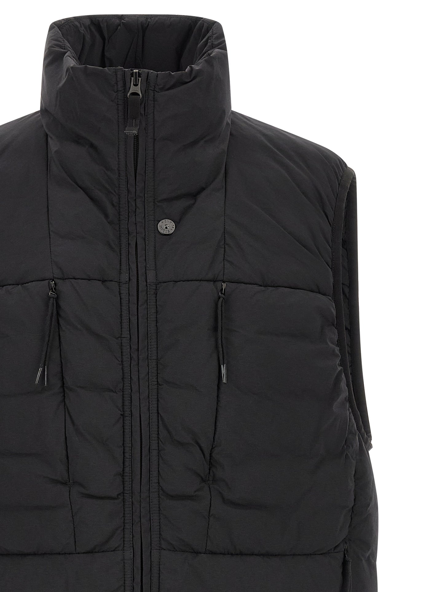 Stone Island Black Polyamide Sleeveless Jacket