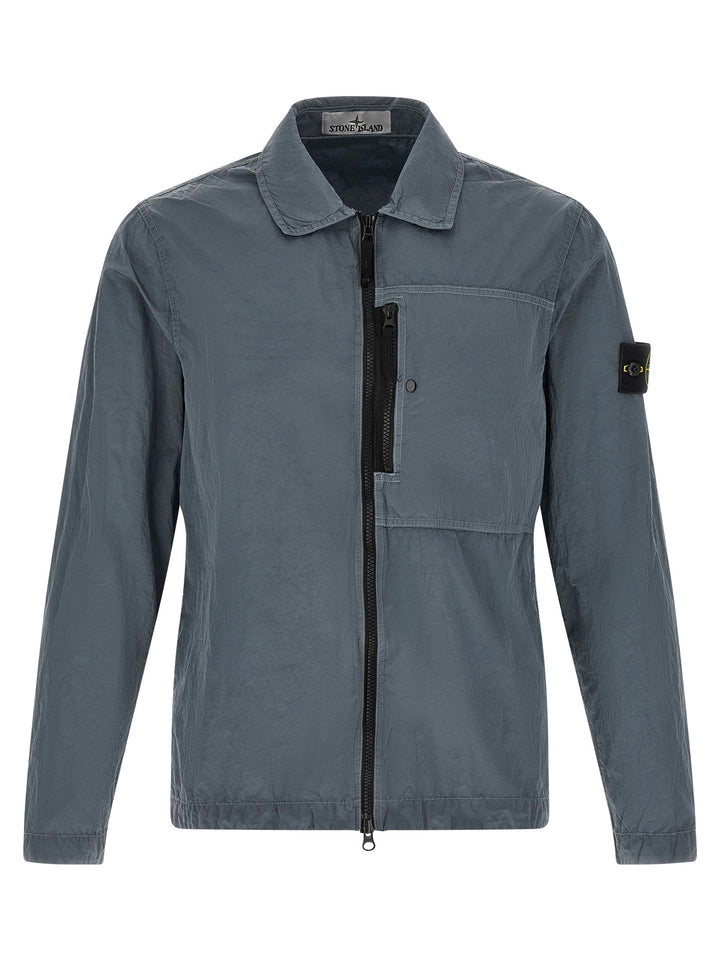 Stone Island Gray Polyamide Blouse