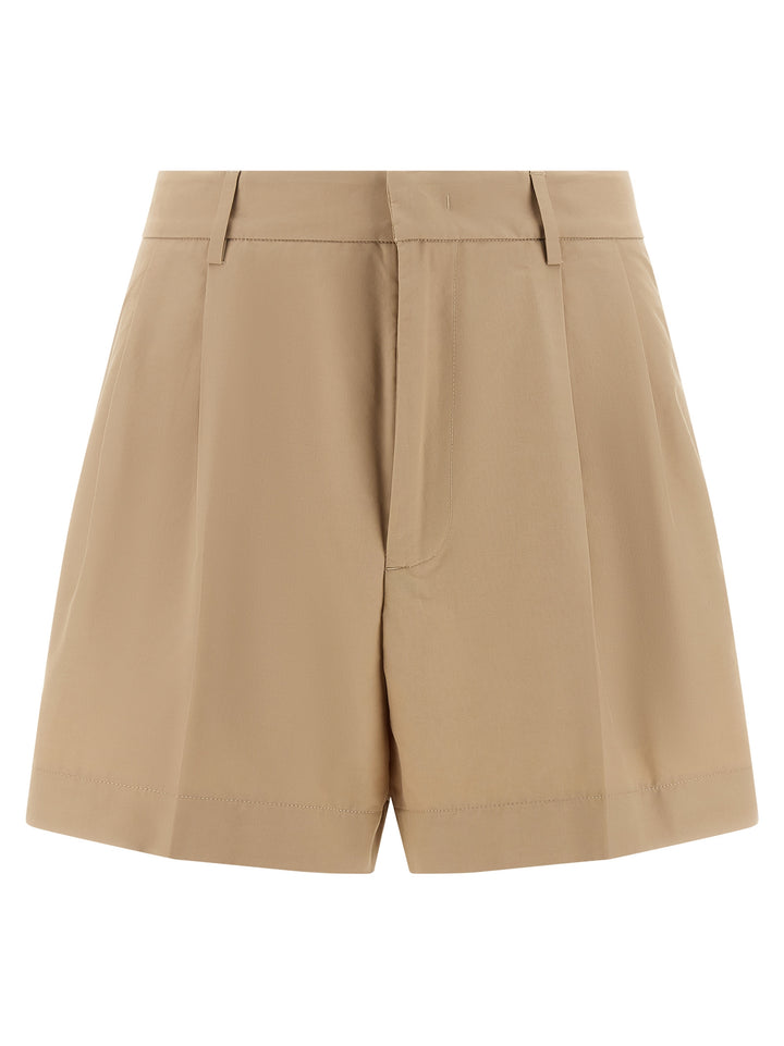 Fabiana Filippi Brown Cotton Bermuda Shorts