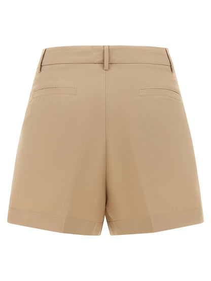 Fabiana Filippi Brown Cotton Bermuda Shorts
