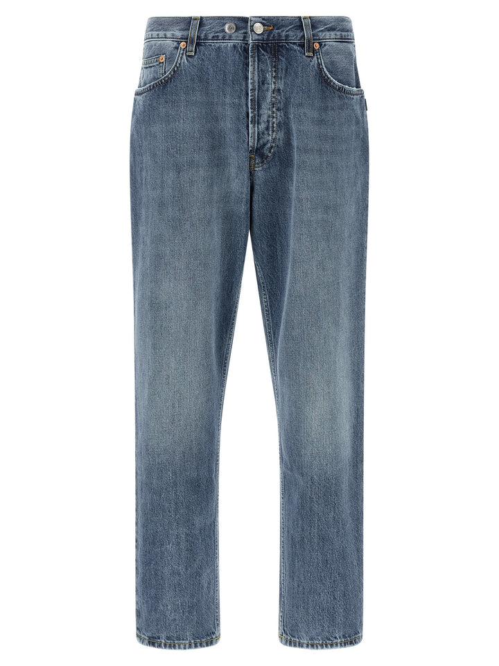 Department 5 Blue Cotton Tapered Jeans