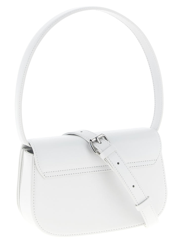 Diesel White Cowhide Shoulder Bag