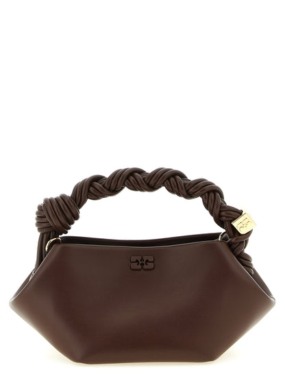 Ganni Brown Leather Handbag