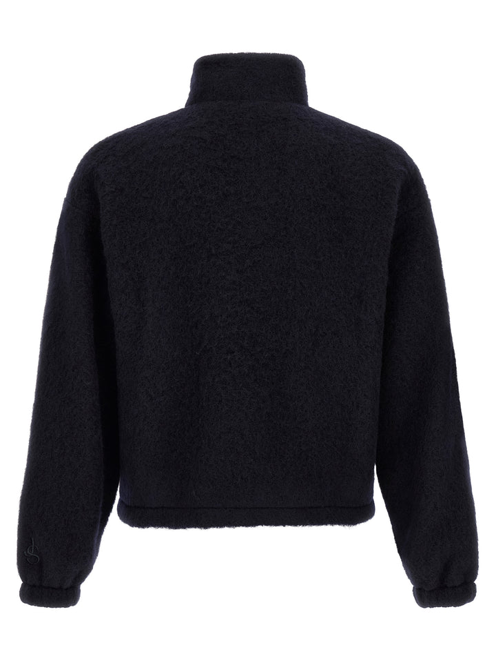 Jil Sander Blue Wool Sweatshirt