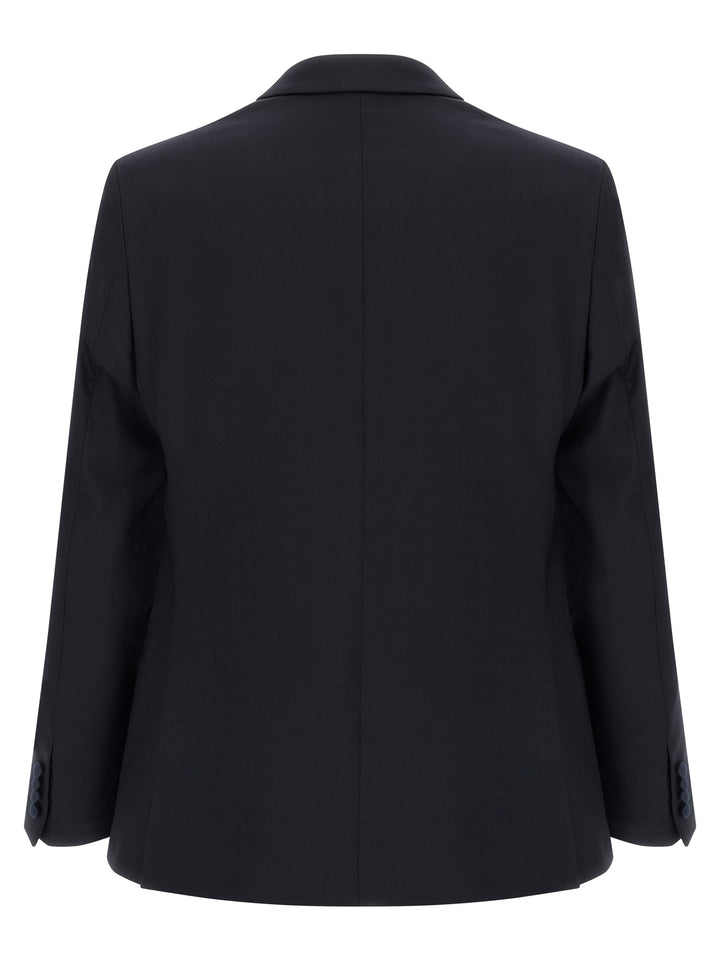 Pal Zileri Black Wool Two-Piece Suit