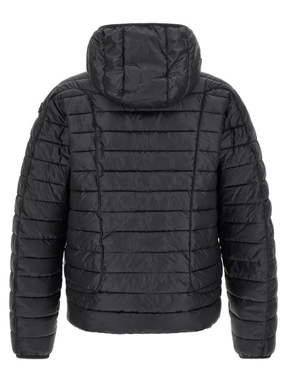 Diesel Black Polyester Full-Length Jacket