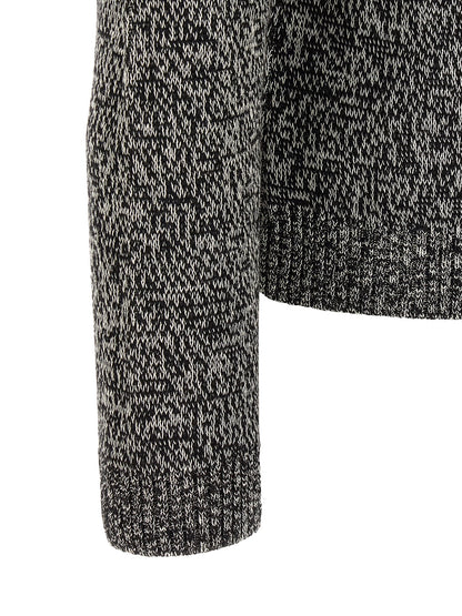 Valentino Garavani Bicolor Virgin Wool Cardigan