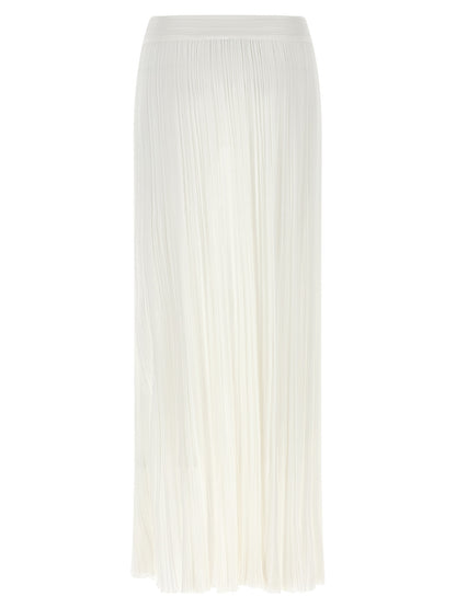 ANTONINO VALENTI White Viscose Mini Skirt