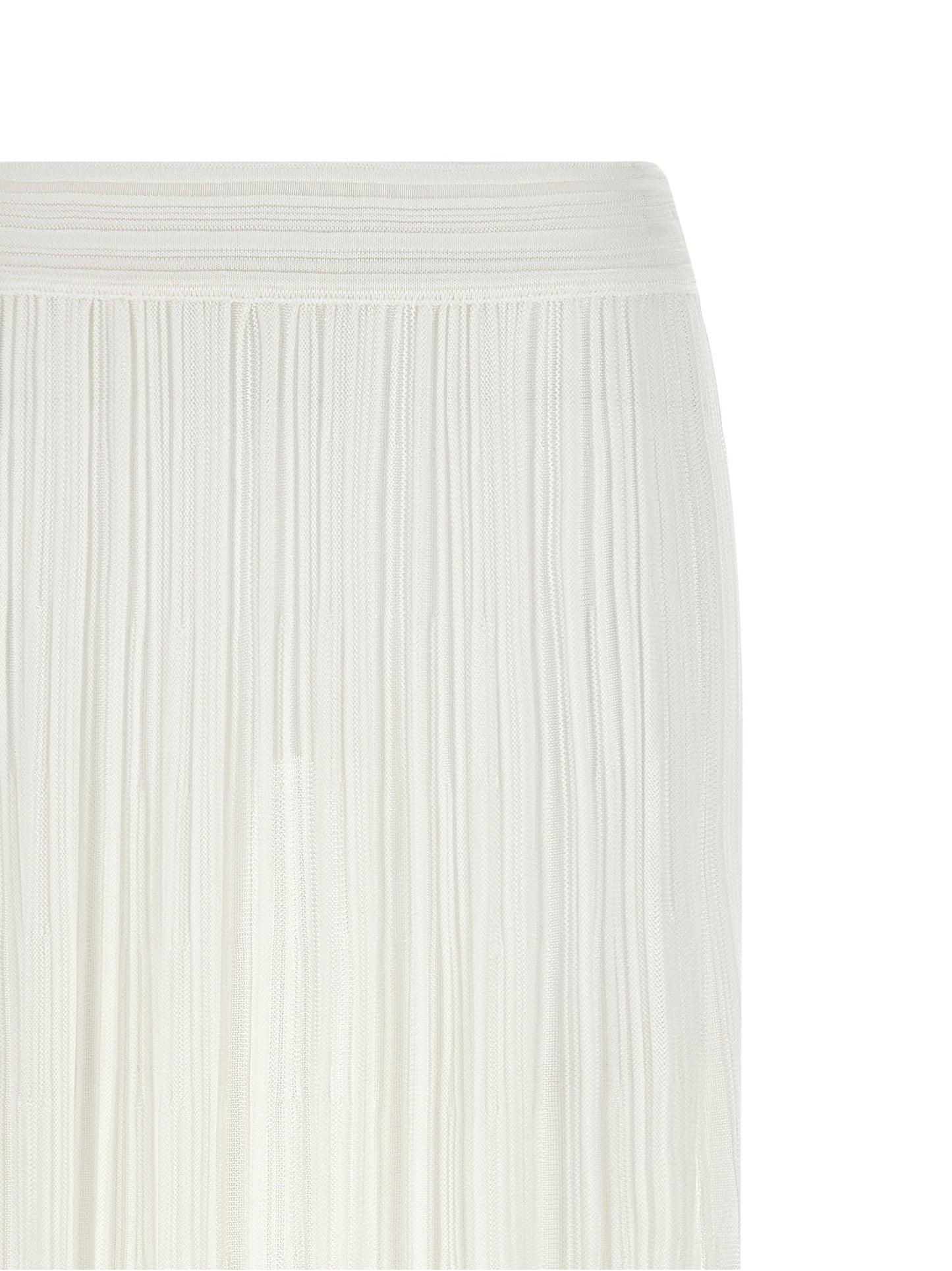 ANTONINO VALENTI White Viscose Mini Skirt