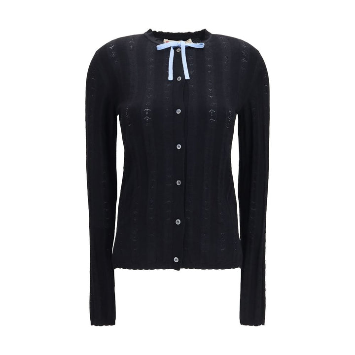 Marni Black Wool Oves Aries Cardigan