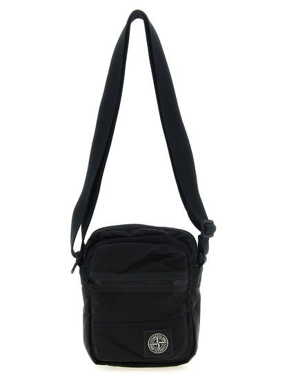 Stone Island Black Polyamide Crossbody Bag