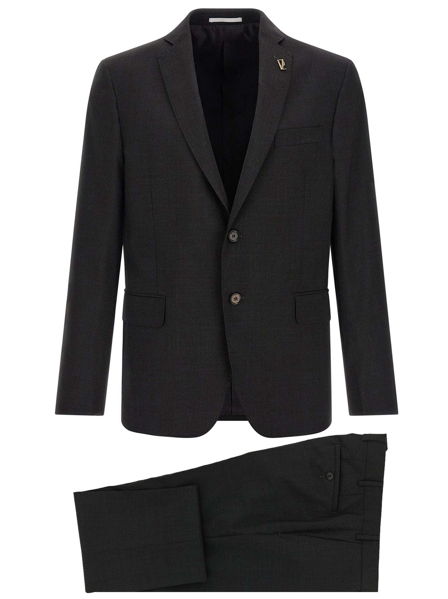 Pal Zileri Gray Wool Two-Piece Suit