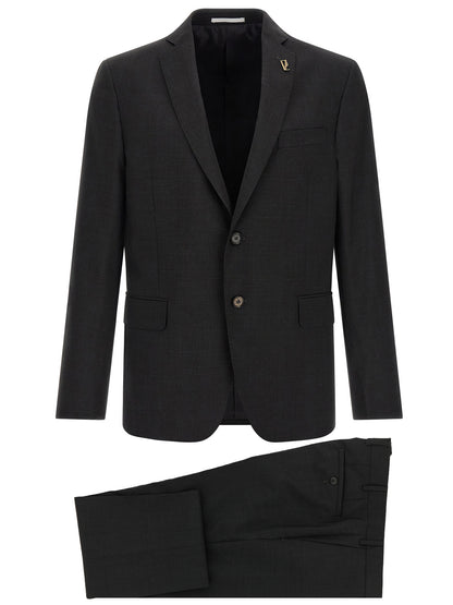 Pal Zileri Gray Wool Two-Piece Suit