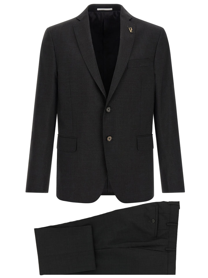 Pal Zileri Gray Wool Two-Piece Suit