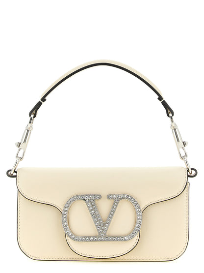 Valentino Garavani White Calfskin Shoulder Bag