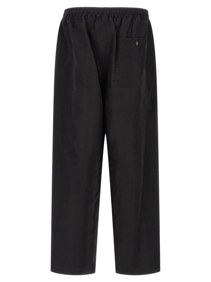 Lemaire Black Linen Casual Pants