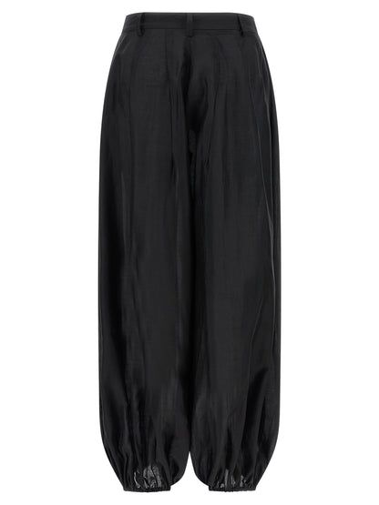 THELATEST Black Lyocell Casual Pants