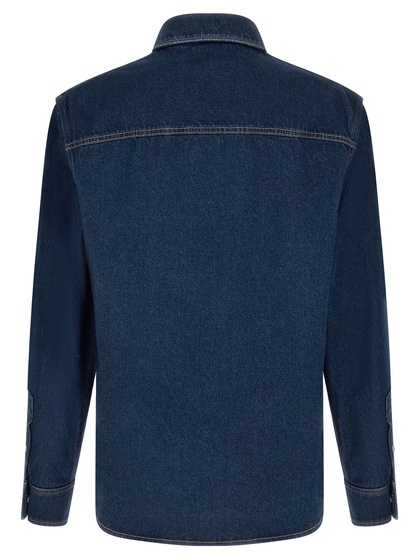 Valentino Garavani Blue Cotton Blouse