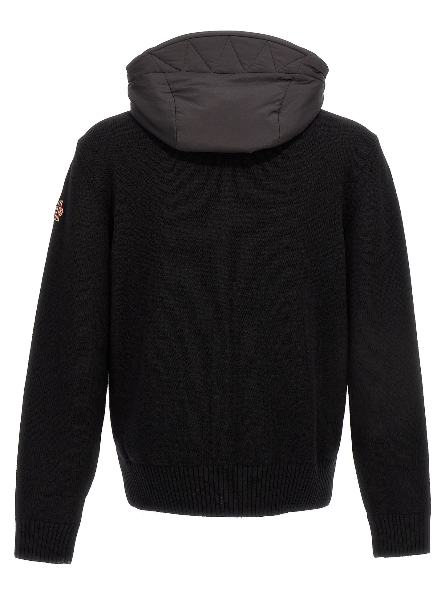 Moncler Grenoble Black Polyamide Cardigan