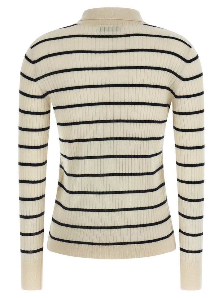 Max Mara Blue Cashmere Polo Shirt