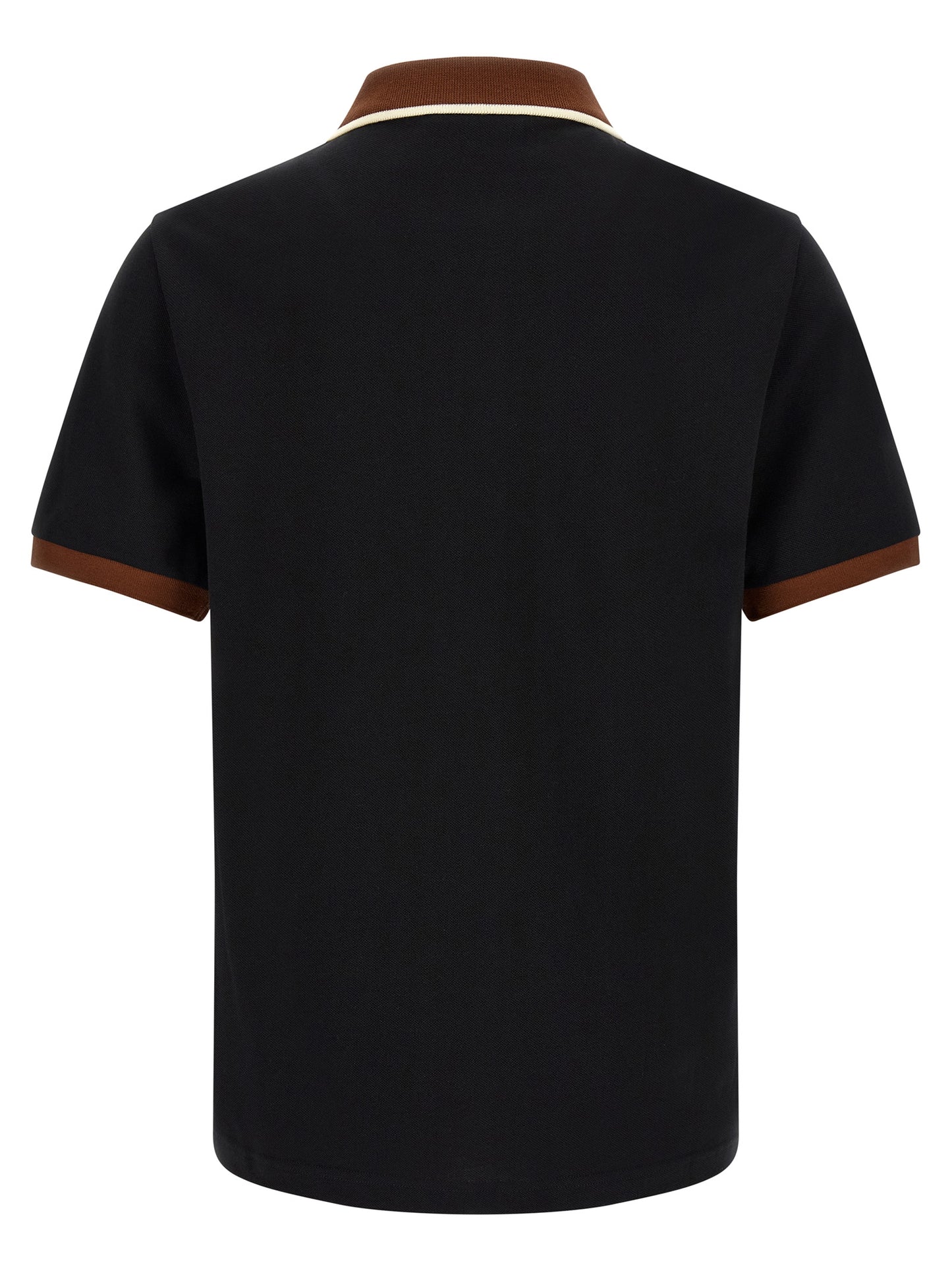 Marni Black Cotton Polo Shirt