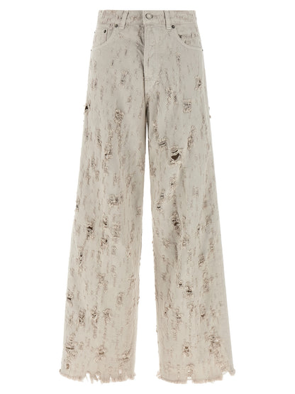 Haikure Multicolor Cotton Relaxed Fit Jeans