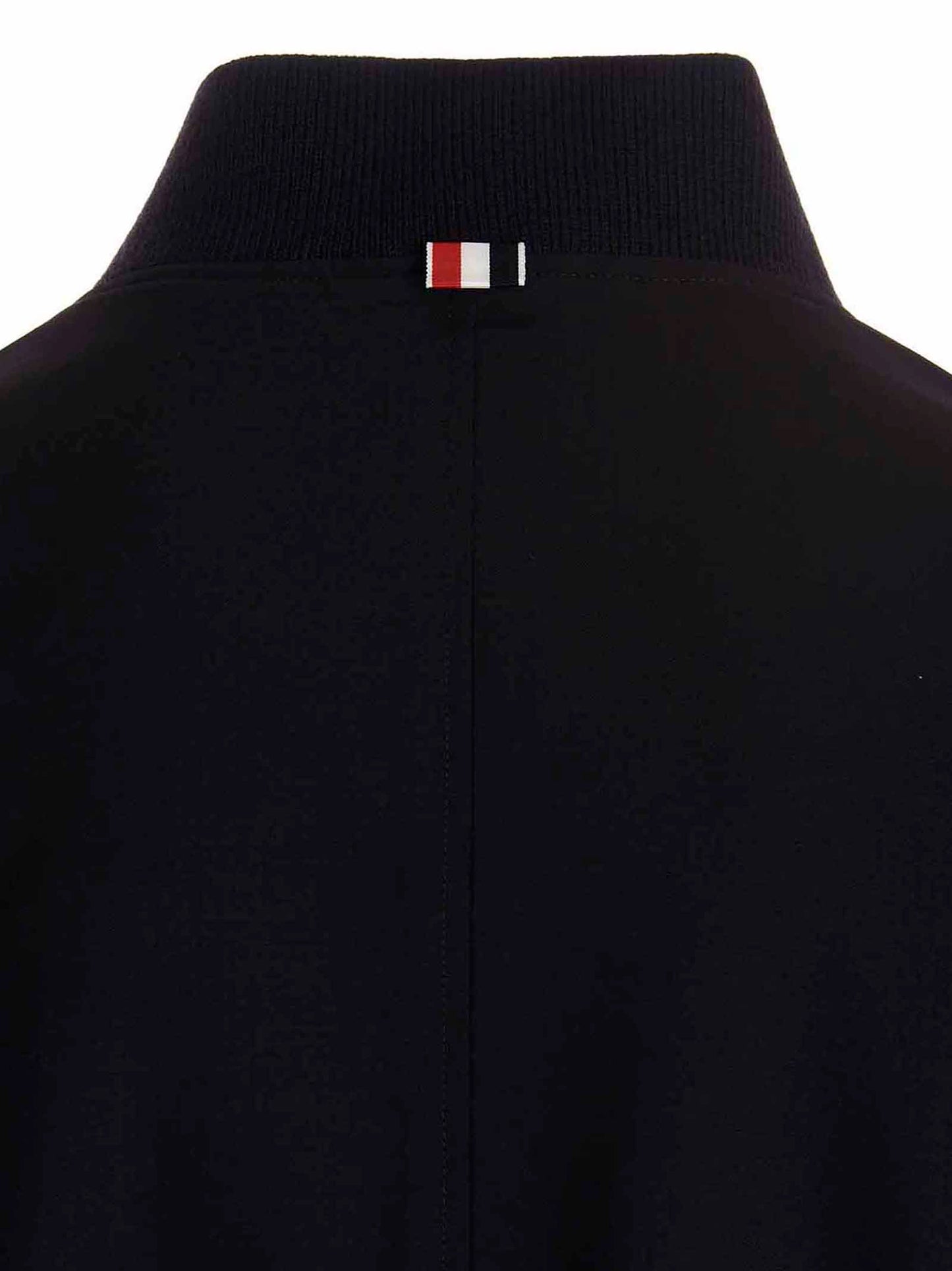 Thom Browne Blue Wool Bomber