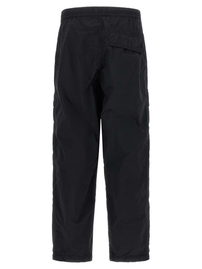 Stone Island Black Polyamide Cargo Pants