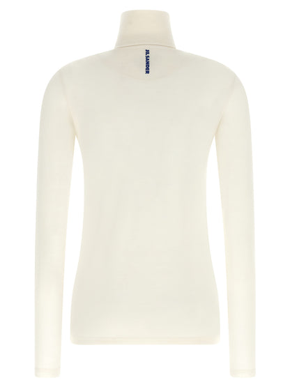 Jil Sander White Polyester Cardigan