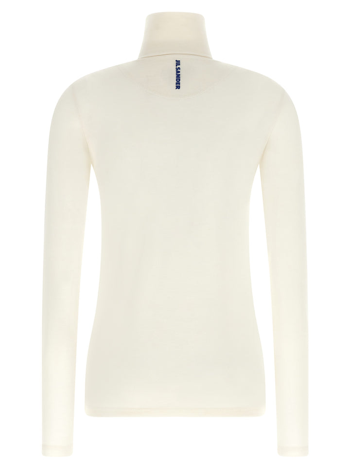 Jil Sander White Polyester Cardigan