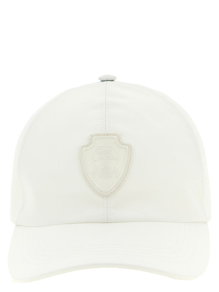 Brunello Cucinelli White Polyester Cap (Baseball Hat)