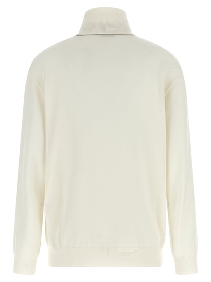 Brunello Cucinelli White Cashmere Cardigan